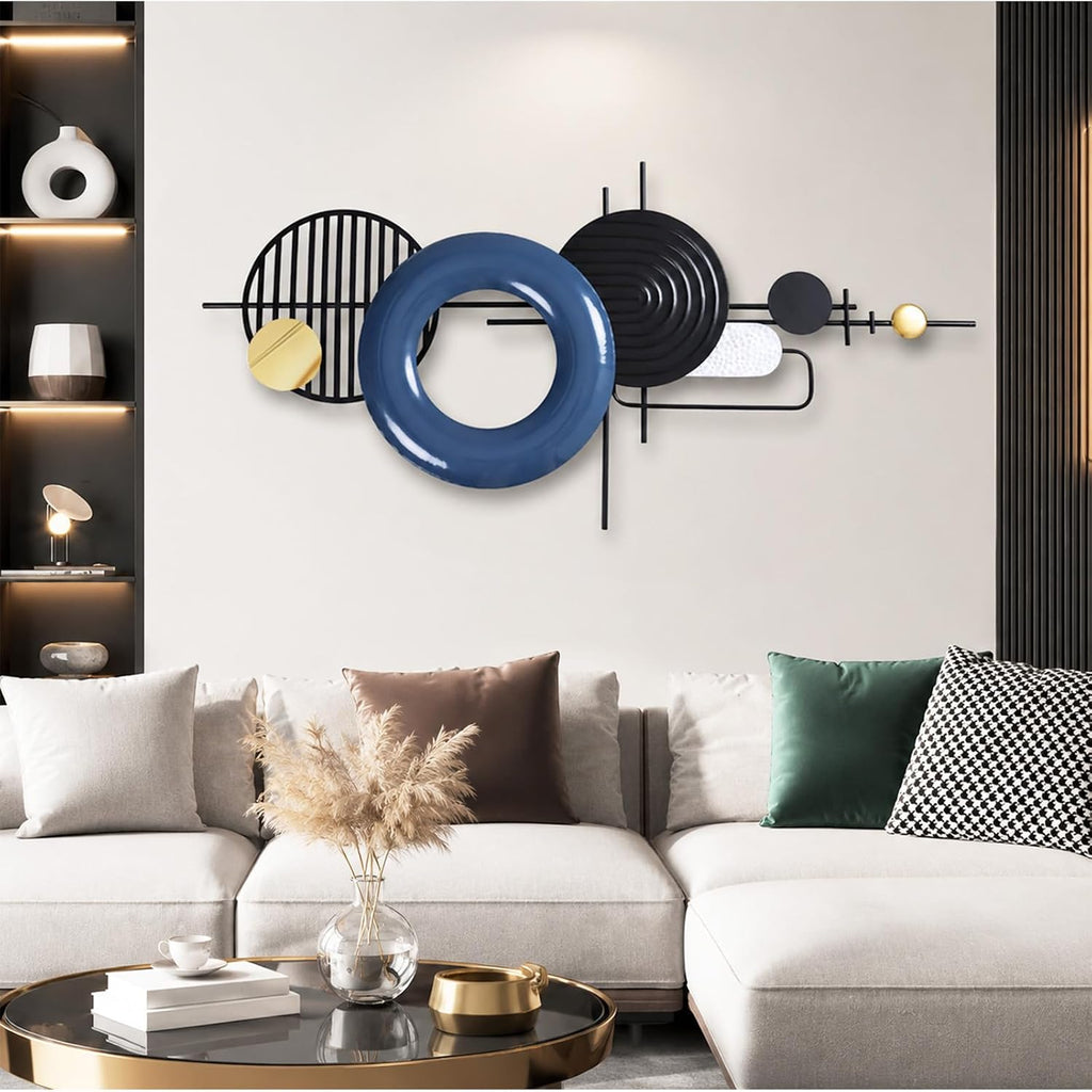 3D Large Metal Wall Art Decor Entryway 43.3"x20.9"