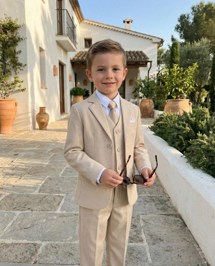 Boys Suit Kids Formal Tuxedo Wedding Ring Bearer Outfit Easter Suits Set