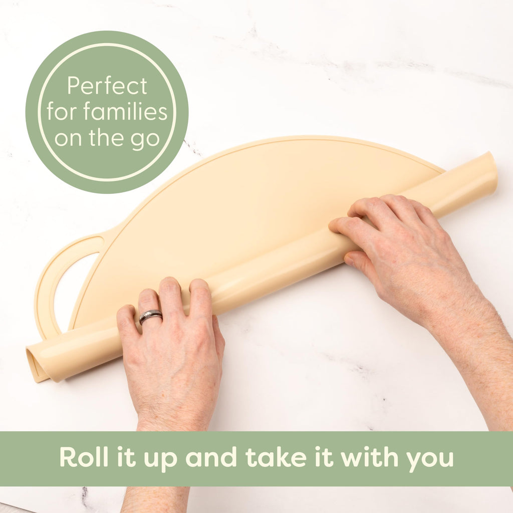 Silicone Suction Placemats, 3-Pack, Non-Slip Baby Feeding Mats