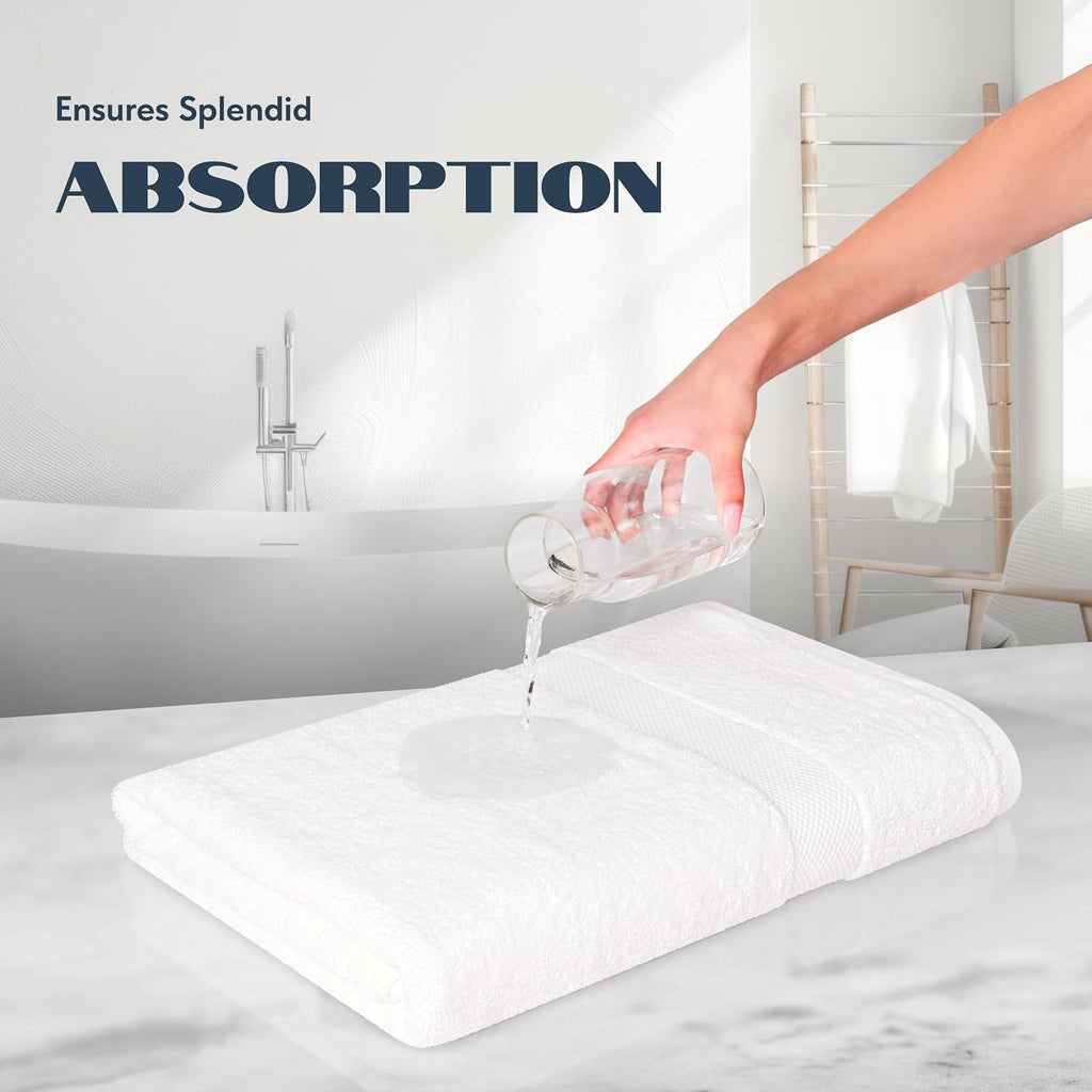 Luxury Bath Sheets Towels for Adults Extra Large 35x70 Inch - 700 GSM Turkish Cotton, Highly Absorbent | Hotel