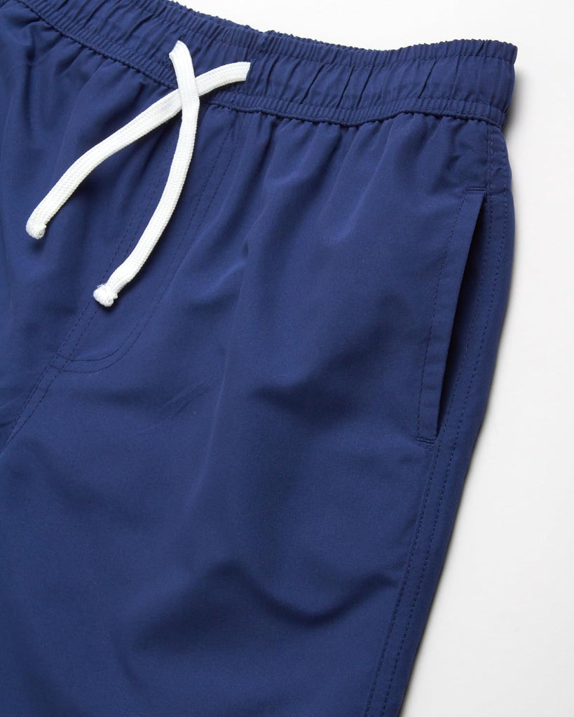 Boys Swim Trunks - 2 Pack Basic Quick Dry Boys Board Shorts Bathing Suit Kids Swimwear with Pockets (Sizes: )