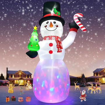 20 FT Christmas Inflatables Snowman Christmas Outdoor Decorations