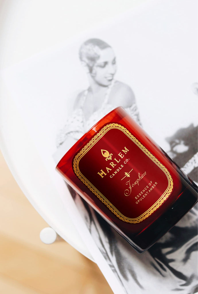 Josephine - Luxury Scented Soy Candle, 11 oz - 80-Hour Burn Time | Rose, Jasmine, Warm Amber, Tonka Bean, and