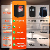 2 Person Saunas for Home, Infrared Portable Sauna for Home 2 Person, Relief Muscle Pain