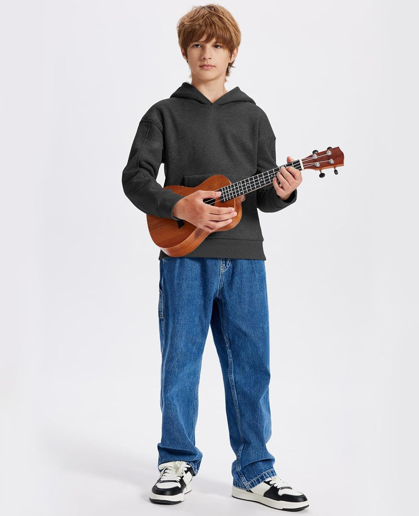 Boys Fleece Lined Hoodies Kids Winter Hoodies With Pocket