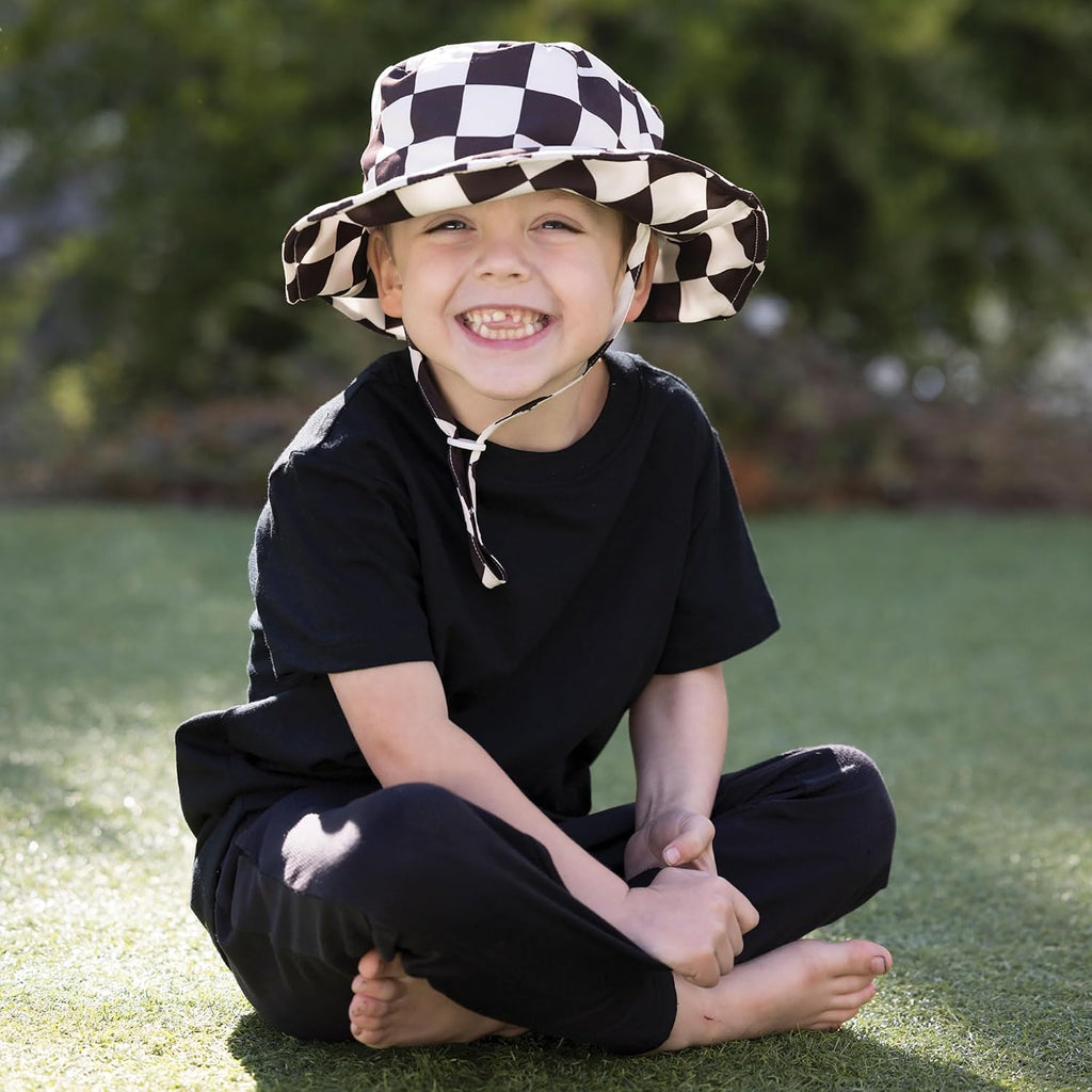 Baby&Toddler Sun Hat|Adjustable UPF 50+ Bucket Hat for Infants&Kids|Lightweight Quick-Dry Hat for Beach&Swim
