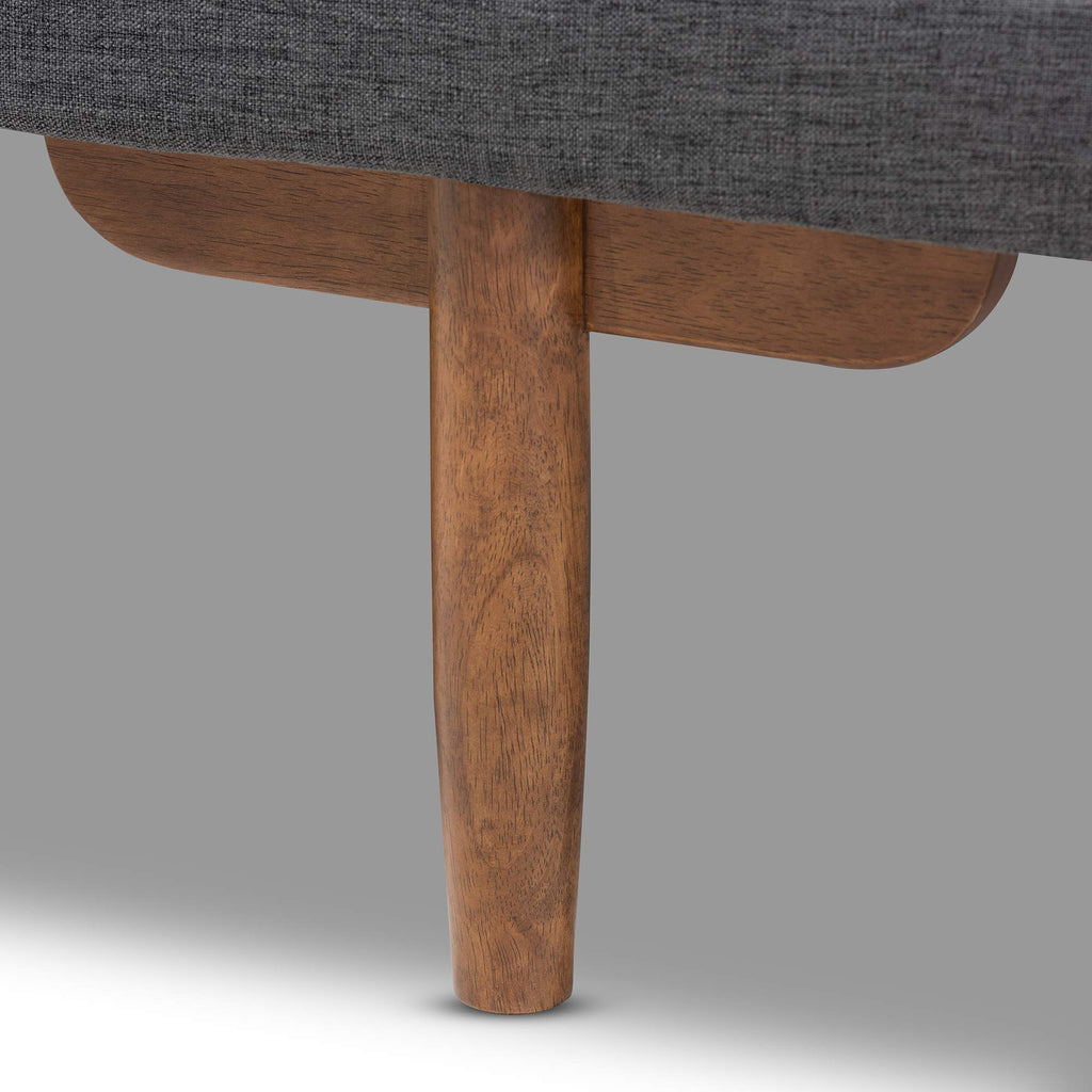 Daybed, Single, Grey/Walnut