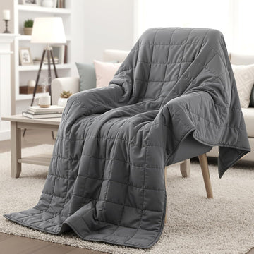 Weighted Blanket for Adults Queen Size Heavy Blanket, 20 lb 60" x 80" | 20 lbs, 60" x 80", Breathable Cotton with