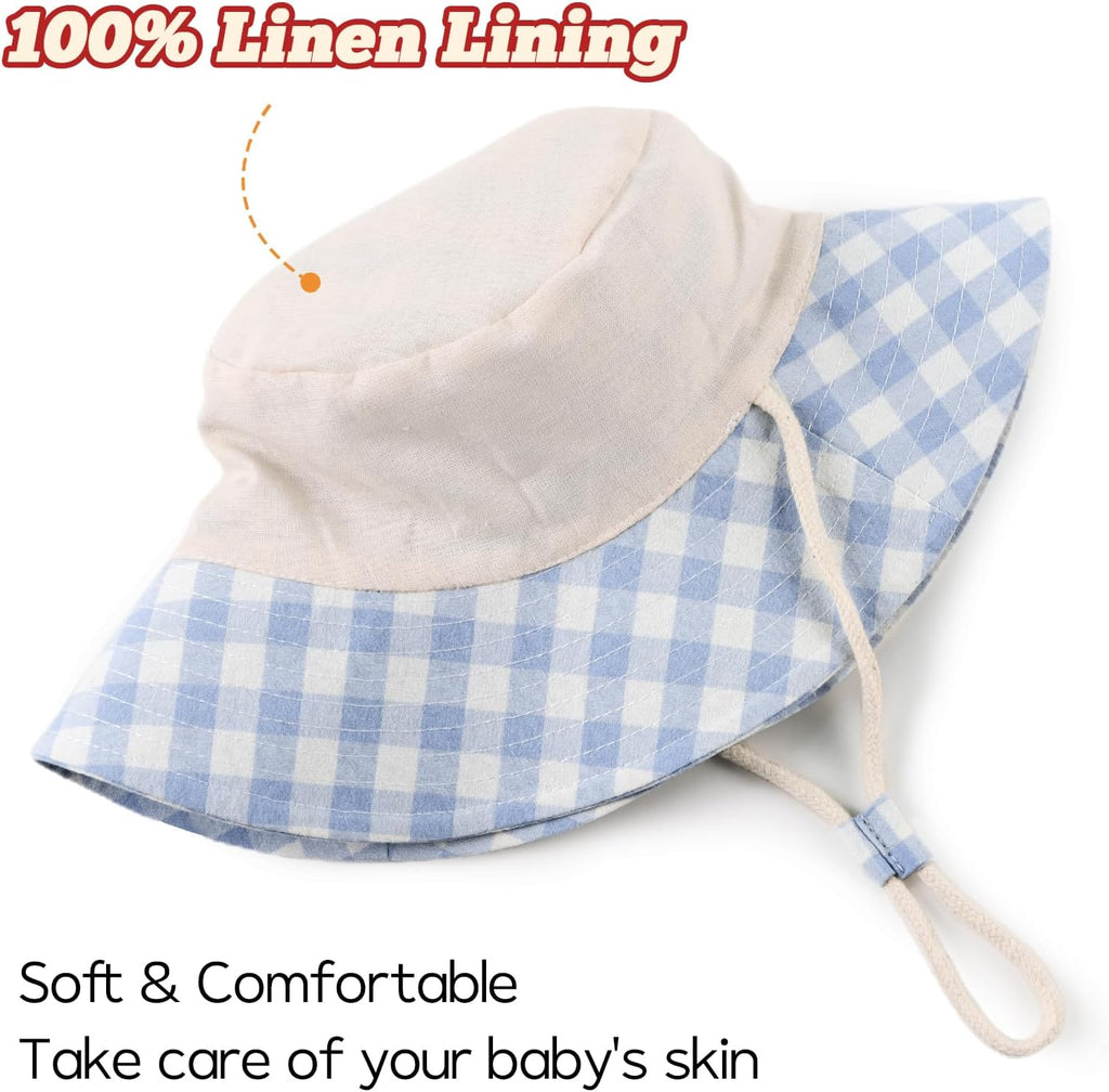 Baby Toddler Girls Bucket Hat Sun Hats for Boys Classic Infant Summer UV Protection Hats Kids Beach Cap