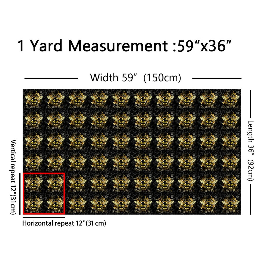 Bee Fabric by The Yard Soft 1 Yard