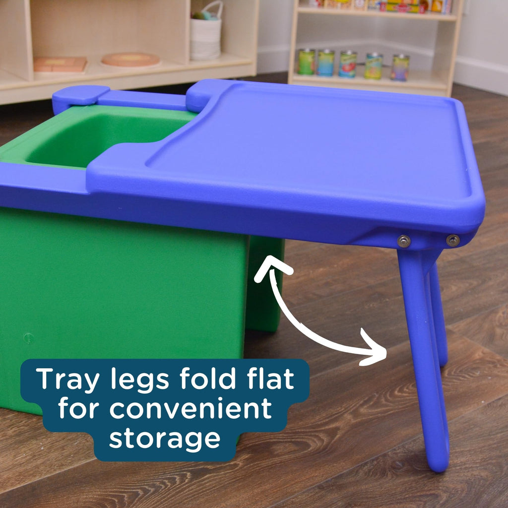Edutray Desk Attachment for Cube Chairs for Kids, Blue
