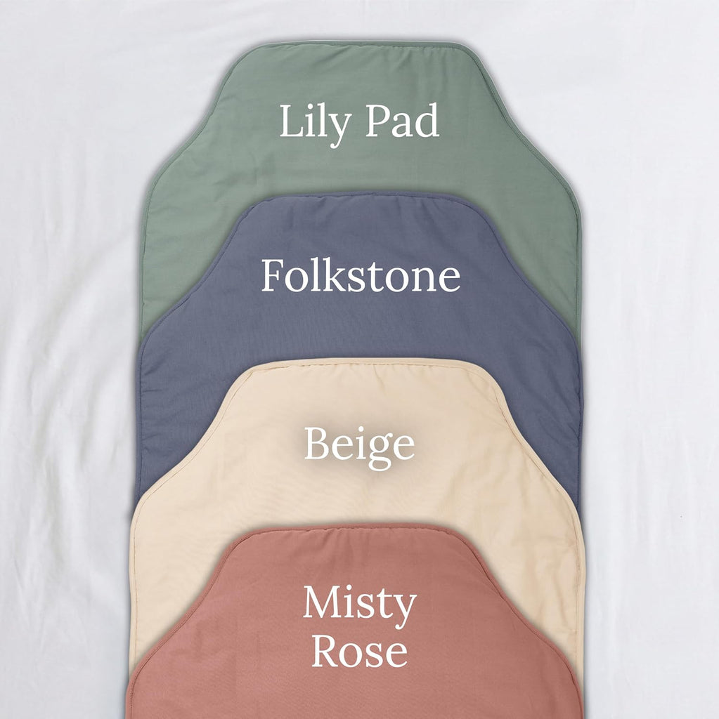 Portable Diaper Changing Pad - Rollable, Portable Changing Pad for Diaper Bag & Travel - OEKO-TEX Cotton Exterior