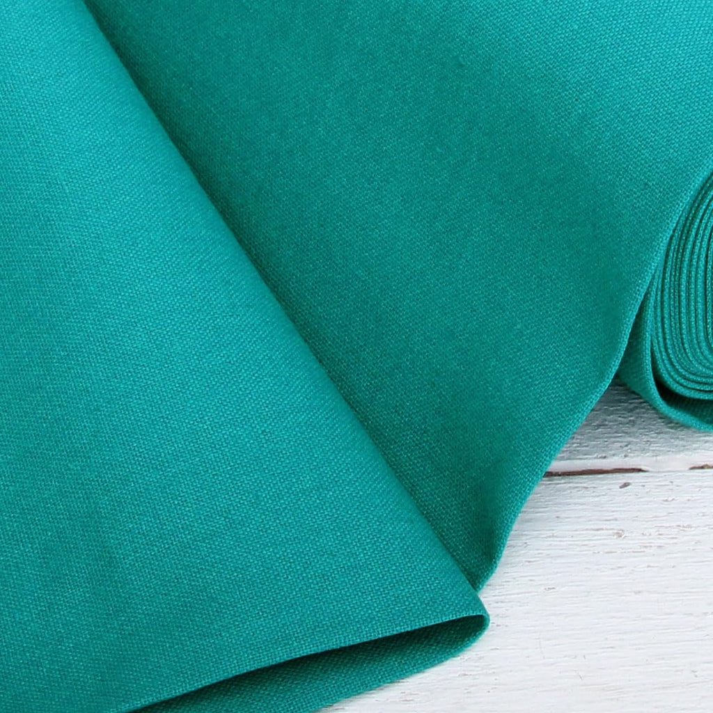 Teal Linen Fabric - 3 Yard Cut, 55" Wide