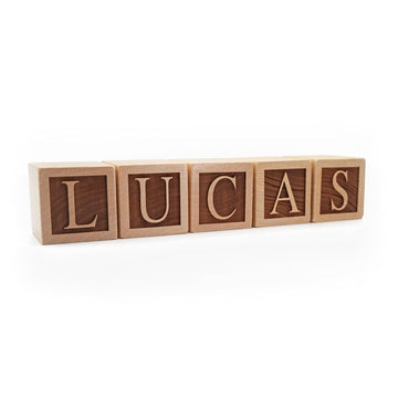 Personalized Nursery Name Block Letters - Custom Wooden Name Blocks for Vintage Nursery Decor/Custom Gift new mom boy