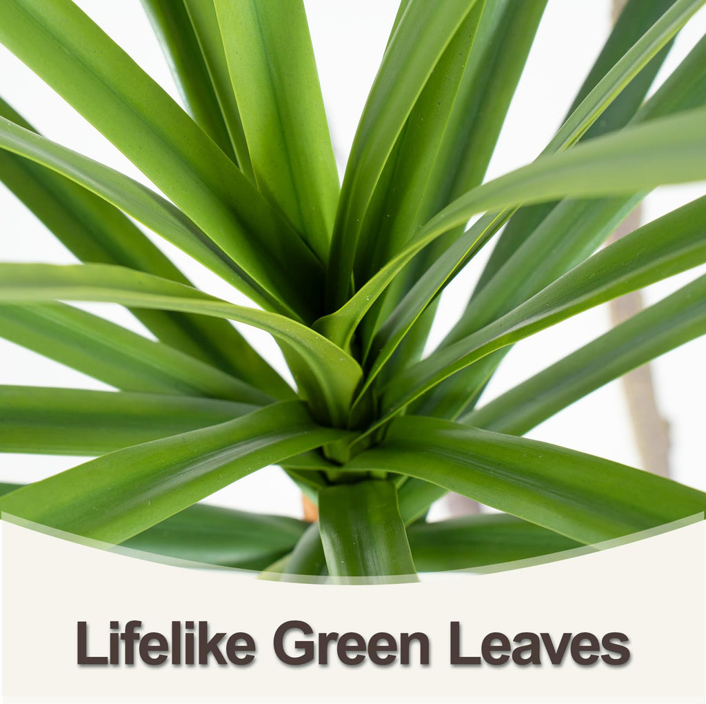 10ft Artificial Dracaena Marginata Tree with 671 Lifelike Leaves & 23 Heads, Tall Large Faux Tropical Yucca Plant