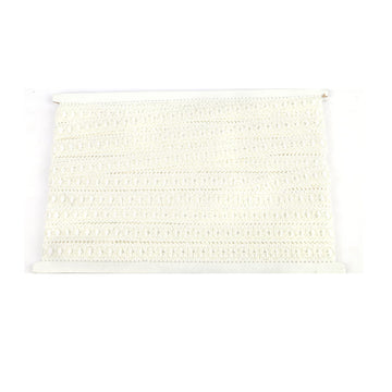 Gimp Braid Trim, 10 Yards 0.59 Inch Fabric Trim, White