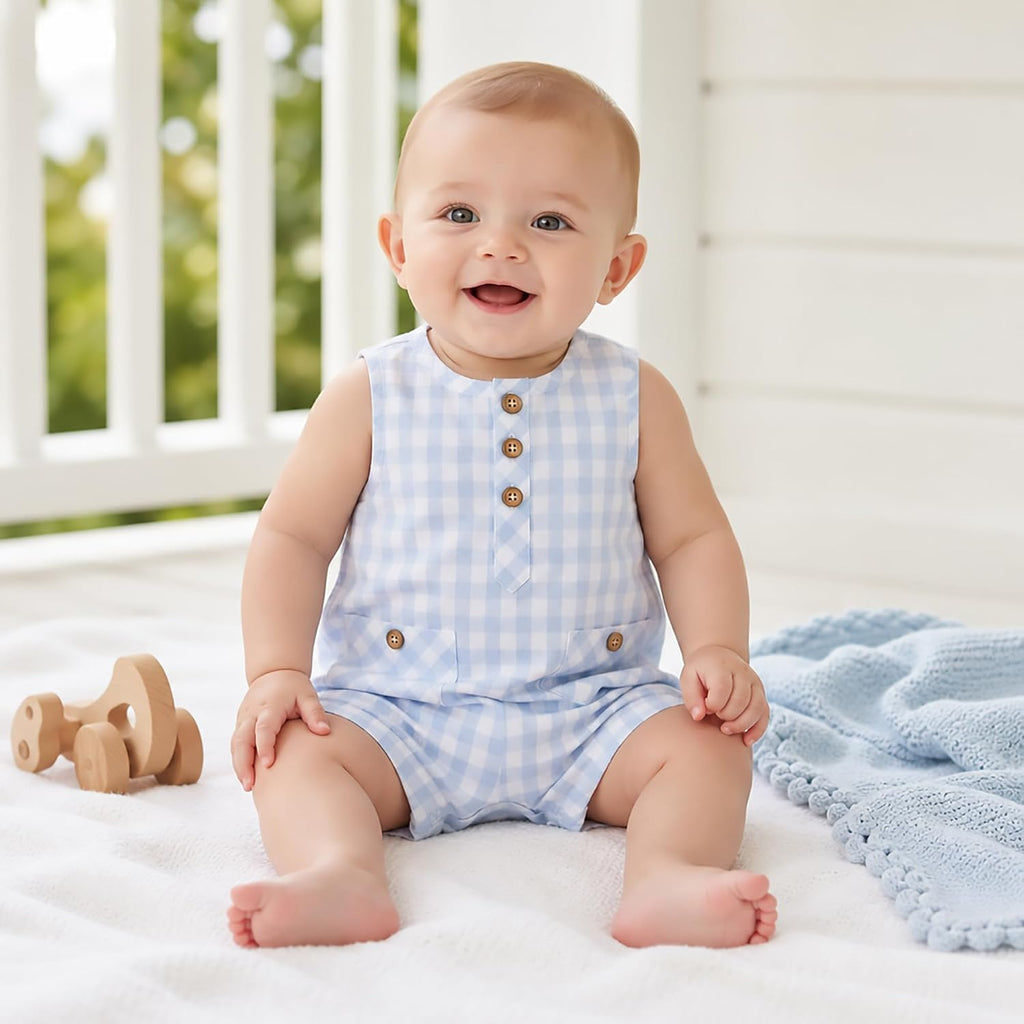 Baby Boys' Children's Gingham Shortall