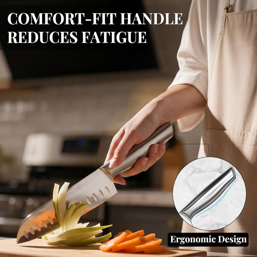 14 Pcs Kitchen Knife Set, Premium, Razor Sharp, Japanese Steel | Innovative Steel, High Carbon Stainless, Enduring