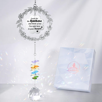 Memorial Gifts for Loss of Loved One, Crystal Suncatcher Sympathy Gift Idea