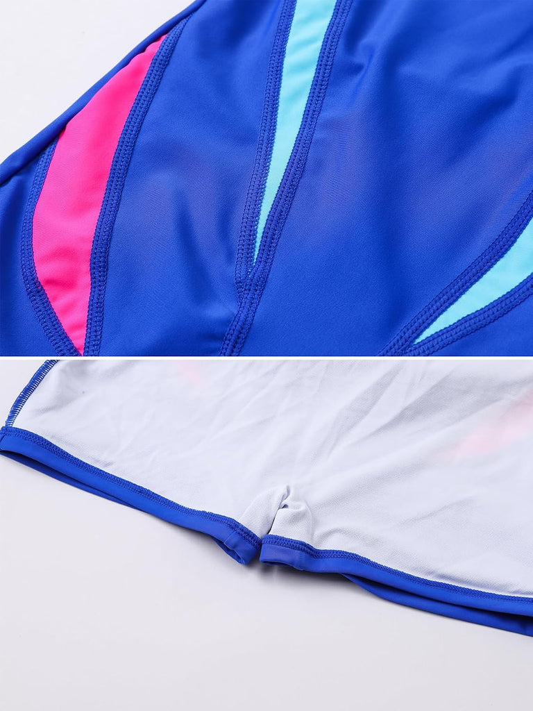 J.E Sterguard Girls' One Piece Swimsuit Athletic Girls Bathing Suits, Competition Girl Swimsuits