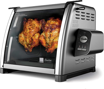 Modern Rotisserie Oven, Large Capacity (12lbs) Countertop Oven, Multi-Purpose Basket for Versatile C