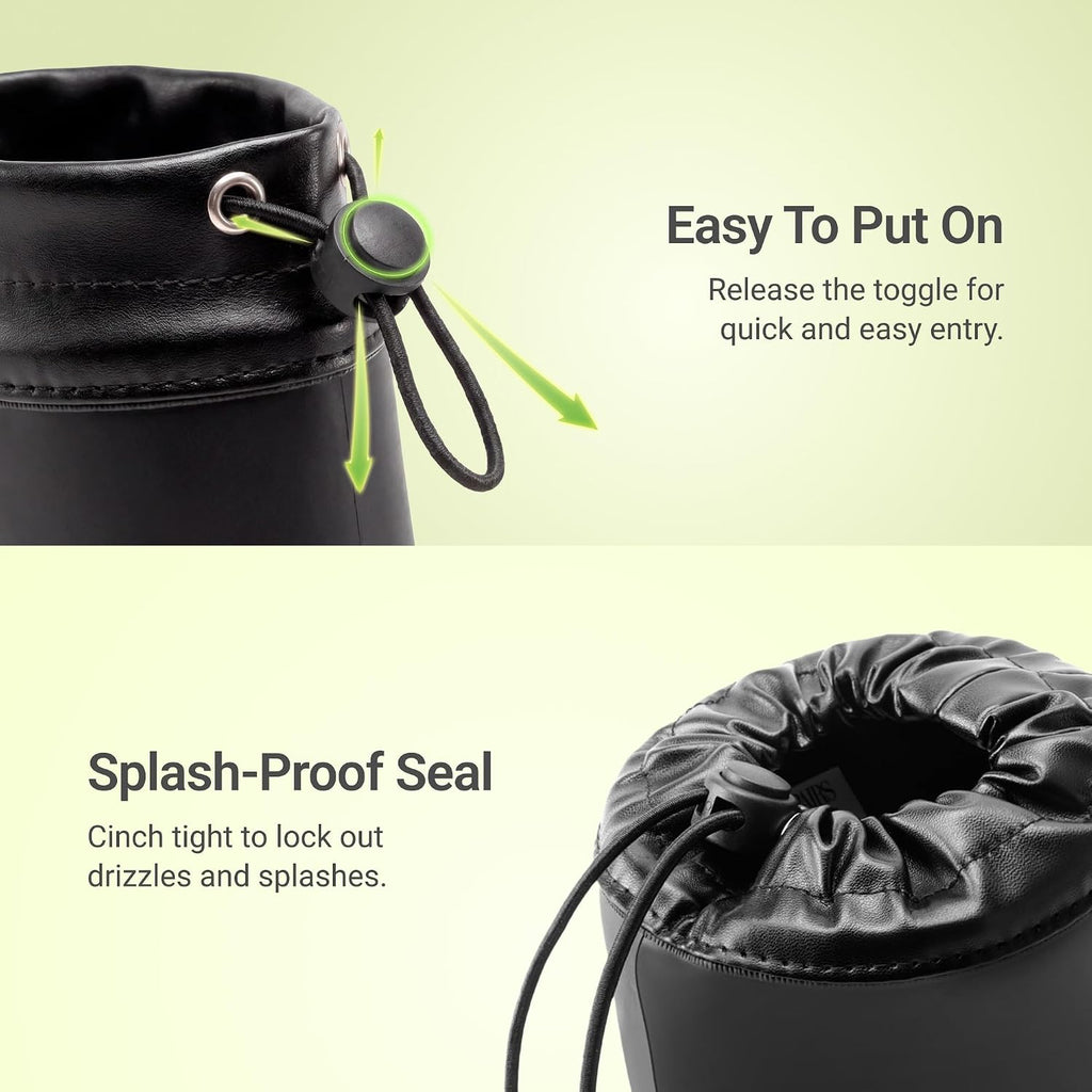 Kids Waterproof Drawstring Rain Boots