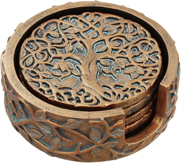Decorative Tree of Life Coaster Set - Celtic Art - Set of 5