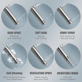 Elongated Smart Heated Bidet Toilet Seat with Unlimited Warm Water, Air Dryer, Adjustable Water Pressure, Self-Cleaning Nozzle, Night Light, Slow-Close Lid