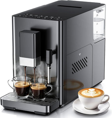 20 Bar Automatic Espresso Machine, Brew and Grind Coffee Maker