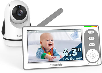 Monitor - 1000ft Long Range Baby Monitor with Camera and Audio No WiFi, Built in 3500mAh Battery,Auto Night Vision
