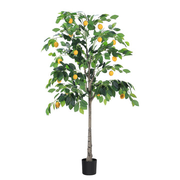 5FT Artificial Lemon Tree, Indoor Outdoor Home Decor
