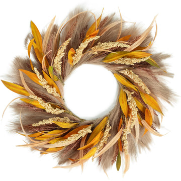 Fall Wreath 22-24inch Autumn Door Wreath Front Door Decor