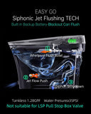 EPLO Luxury Smart Toilet with Auto Open/Close, Foam Dispenser, ADA Comfort Height Heated Seat, Warm Water/Dryer