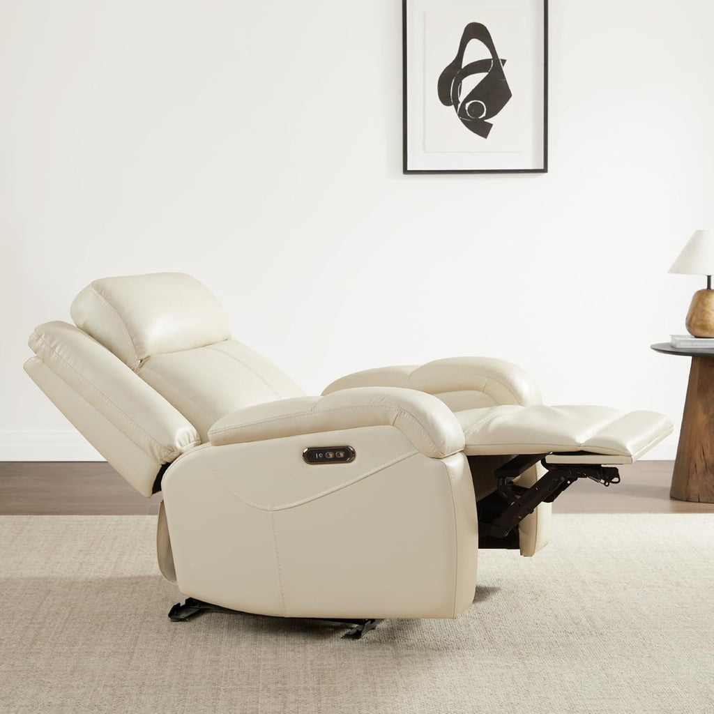 Watson & Whitely Genuine Leather Power Recliner Chairs for Adults