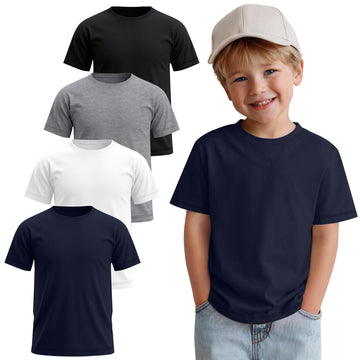 4 Pack Baby Boys' T-Shirts, Color