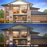 Dusk to Dawn Outdoor Wall Lights 2 Pack, 3000K Warm White Exterior Lighting Fixtures