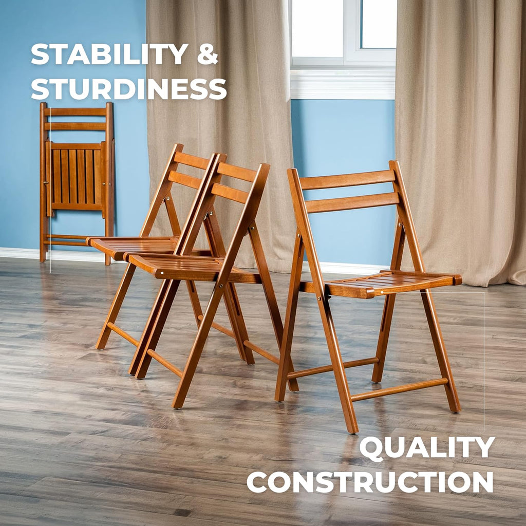 Robin Folding Chair Set of 4, Teak