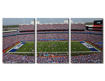3 Piece Canvas Wall New York Sports Paintings Buffalo American Football Prints on Canvas Highmark Stadium Artwork