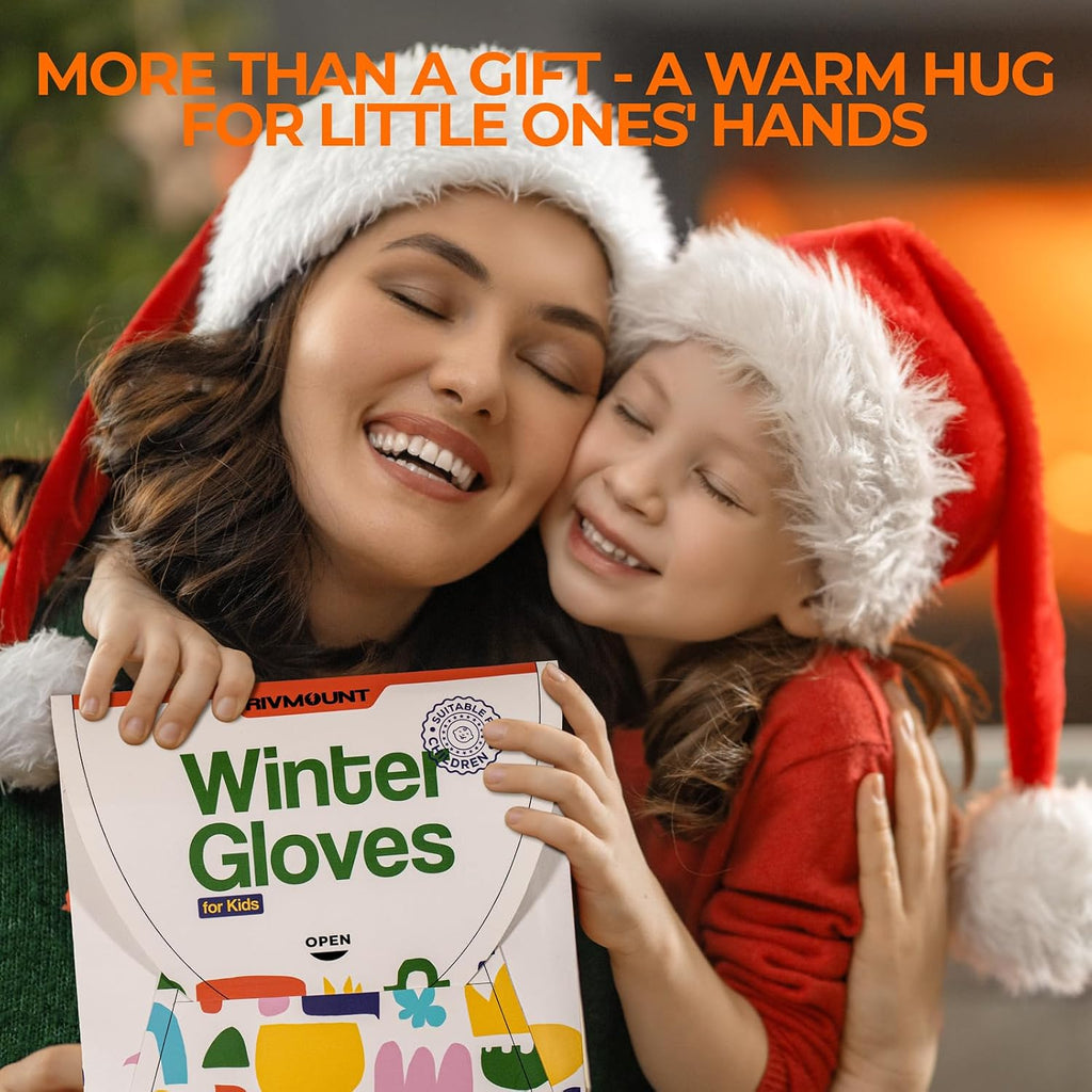 Kids Warm Winter Gloves Touchscreen Cycling Running Cold Weather