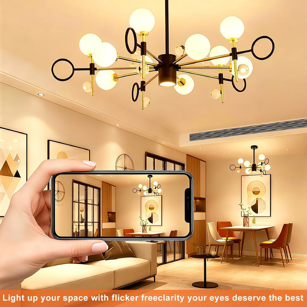 Glass G25 led Globe Light Bulbs Dimmable 6W 120V 2700K