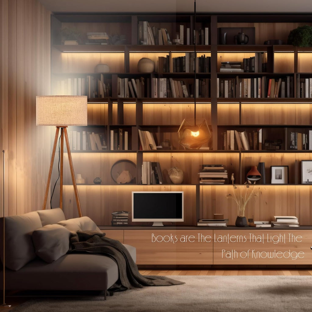 Wood Tripod Floor Lamp, Farmhouse Wooden Floor lamp with 3 Color Temparature LED Bulb, Footswitch