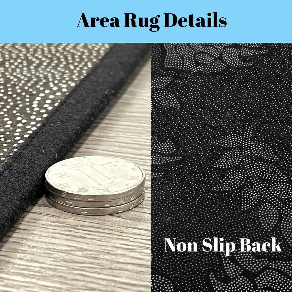 Purple Checkered Area Rug Black White Gray Living Room Rugs Area Rug,Modern Abstract Grid Decorative Carpet