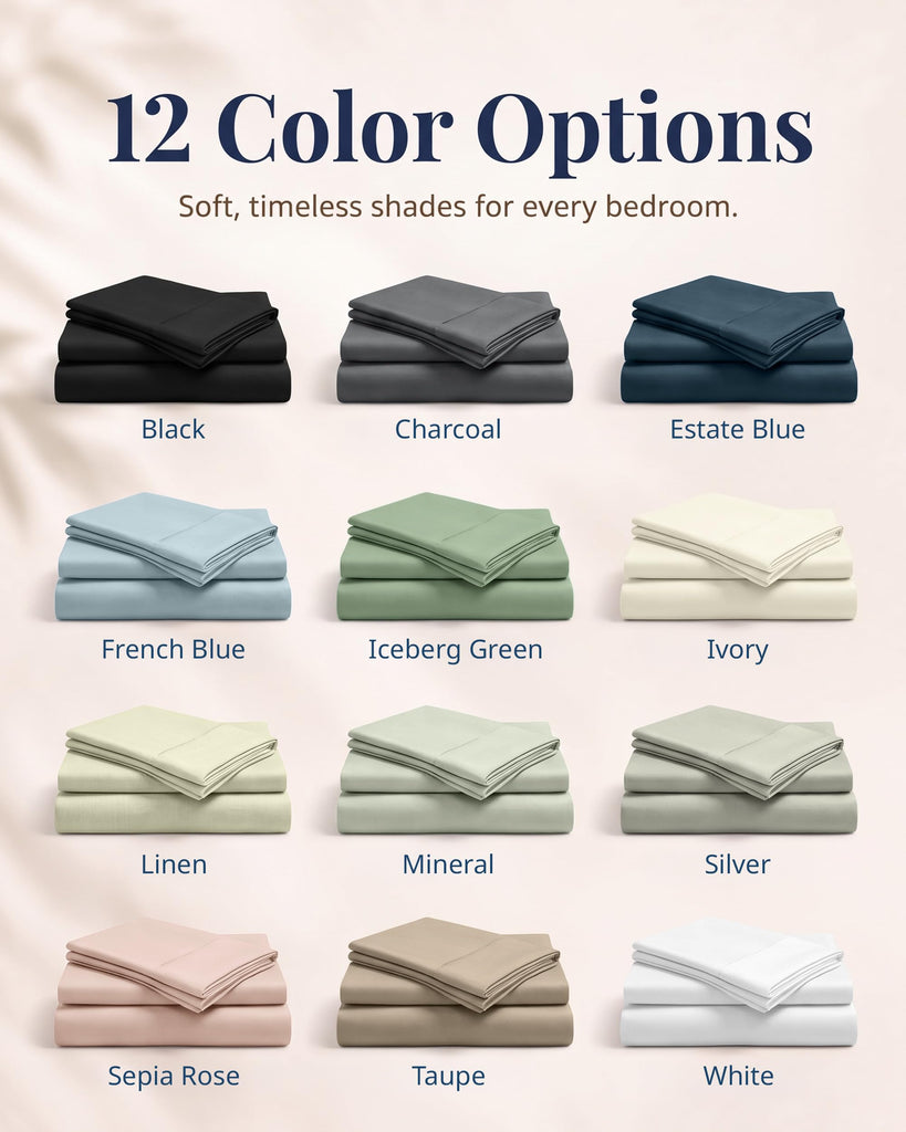 Full Size Sheets 1000 Thread Count 100% Egyptian Cotton - White
