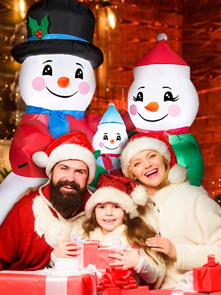 6FT Christmas Inflatables Decorations Snowman Outdoor Decorations