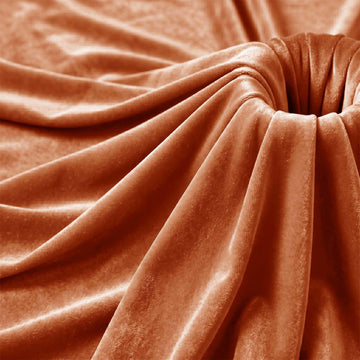 Fabric by the Yard Burnt Orange 60 Inch Wide 1 Yard