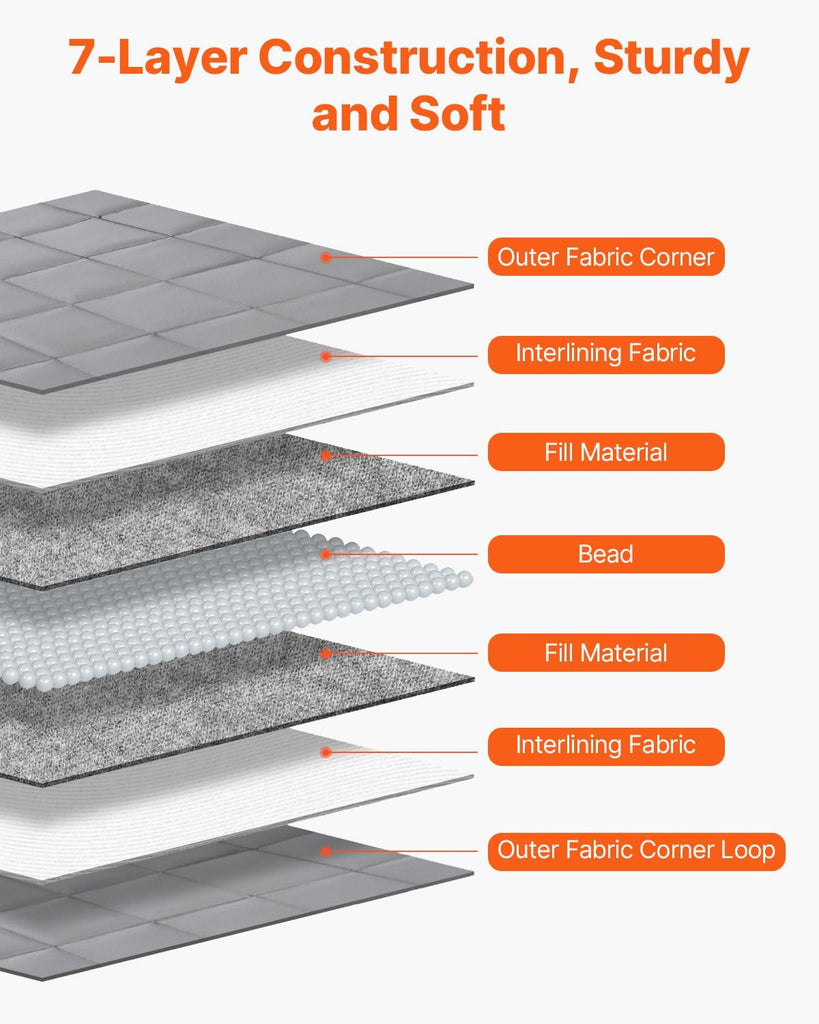 Weighted Blanket 60 x 80 inch - Queen Size, 25 lbs Heavy Blanket with Cooling Glass Beads, Soft & Breathable for