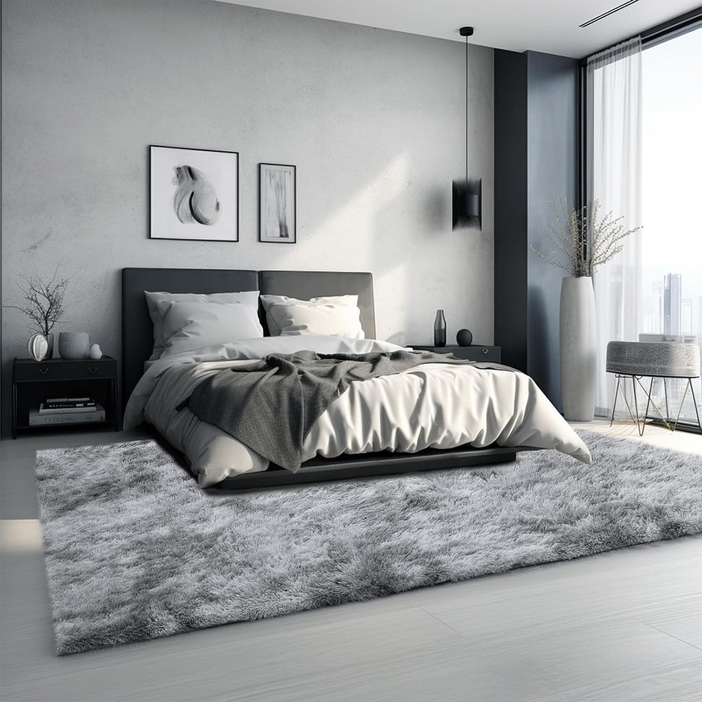 8x10 Area Rugs for Bedroom, Living Room Fluffy Rugs, Large Area Rug Shag Shaggy Carpet Soft Plush Furry Bedside Rug