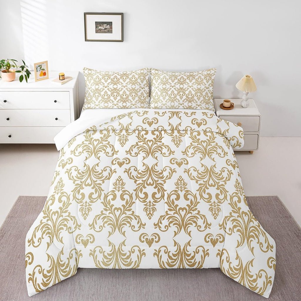 Jacquard Bedding Set King Size for Teens Adults