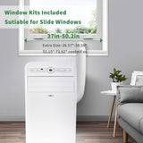 12000 BTU Portable Air Conditioner w/Heater up to 450 Sq. Ft, Ac Heater Combo Window Unit