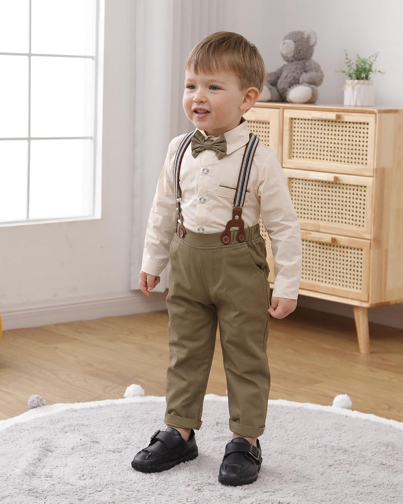Toddler Baby Boy Suit Clothes Formal Wedding Dress Outfits